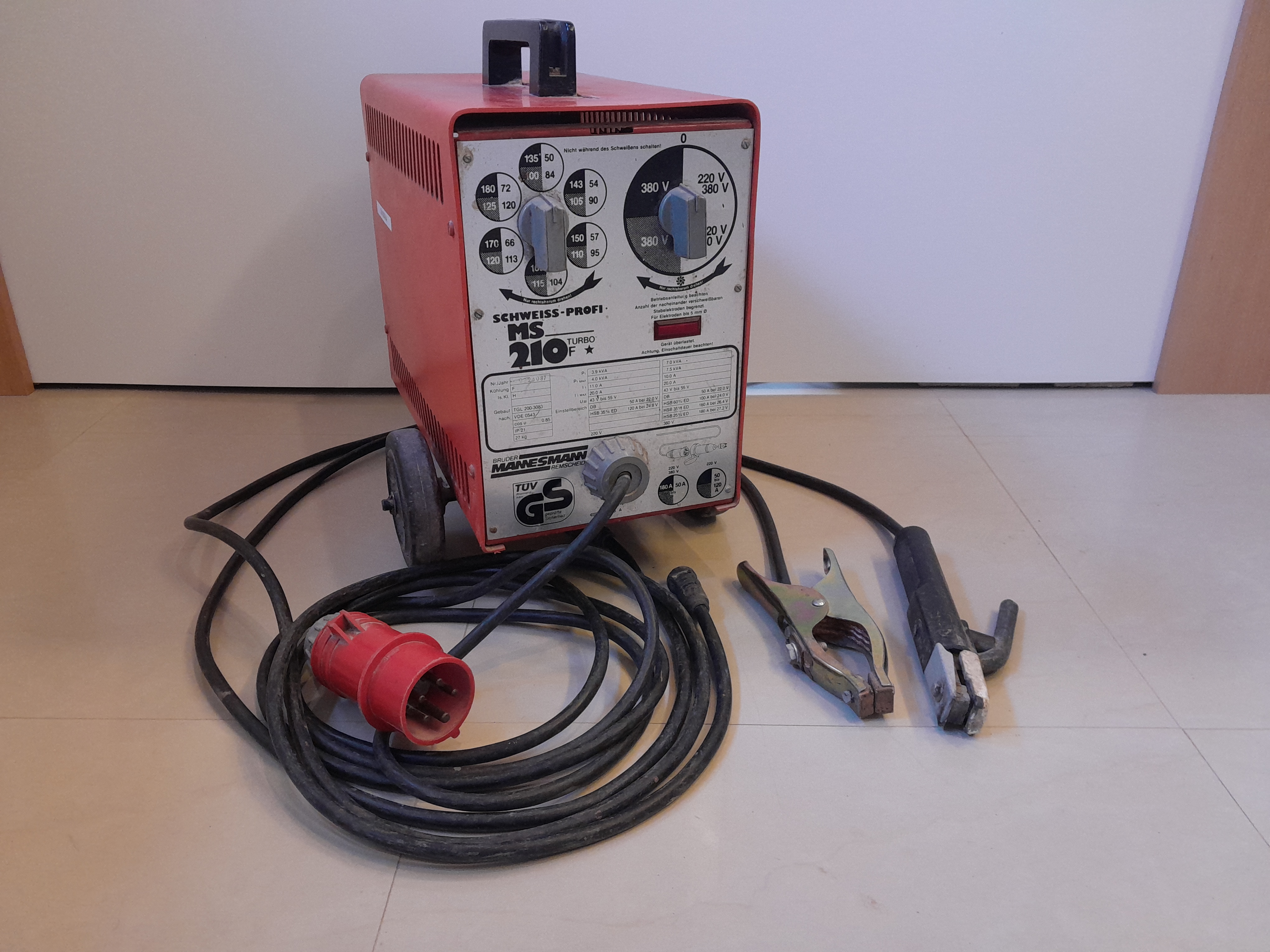 Schweißgerät (Elektroden) Mannesmmann Schweiss-Profi MS210 Turbo F
